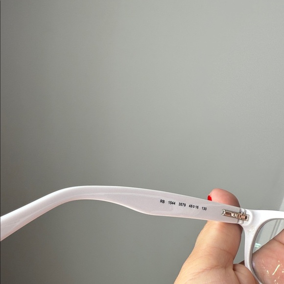 Ray-Ban Black and White Eyeglasses - Picture 5 of 9